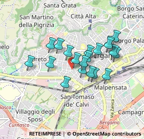 Mappa Via Giuseppe Gaudenzi, 24128 Bergamo BG, Italia (0.6975)