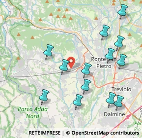 Mappa Via Carvisi, 24030 Mapello BG, Italia (4.42308)
