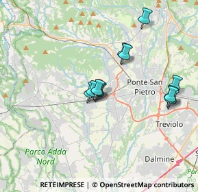 Mappa Via Carvisi, 24030 Mapello BG, Italia (3.14917)
