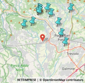 Mappa Via Carvisi, 24030 Mapello BG, Italia (4.60917)