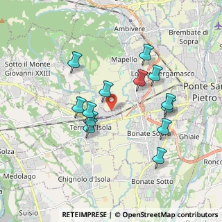 Mappa Via Carvisi, 24030 Mapello BG, Italia (1.7)