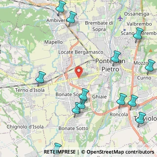 Mappa Via Colombaia, 24030 Presezzo BG, Italia (2.94615)