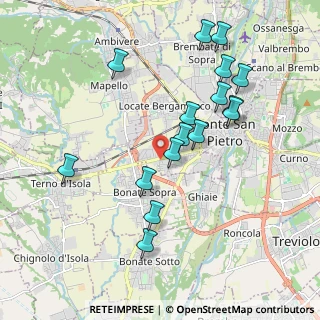 Mappa Via Filanda, 24030 Presezzo BG, Italia (1.94438)