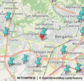 Mappa Largo Guglielmo Rontgen, 24128 Bergamo BG, Italia (3.32429)