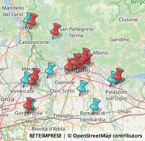 Mappa Largo Guglielmo Rontgen, 24128 Bergamo BG, Italia (14.8865)