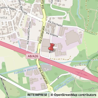 Mappa Via Gallarate, 23, 21010 Besnate, Varese (Lombardia)