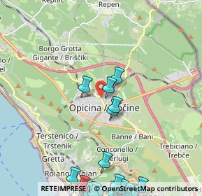 Mappa Via di Prosecco, 34151 Villa Opicina TS, Italia (3.156)