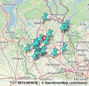 Mappa Via Molina, 21050 Cairate VA, Italia (10.58353)