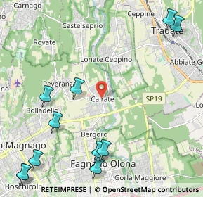 Mappa Via Molina, 21050 Cairate VA, Italia (3.06182)