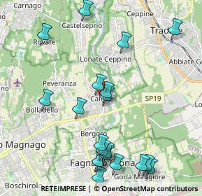 Mappa Via Molina, 21050 Cairate VA, Italia (2.3955)