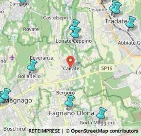 Mappa Via Molina, 21050 Cairate VA, Italia (3.25667)