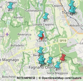Mappa Via Molina, 21050 Cairate VA, Italia (2.60769)