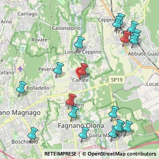Mappa Via Molina, 21050 Cairate VA, Italia (2.91895)