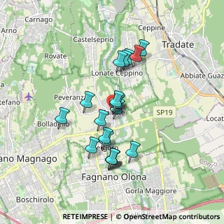 Mappa Via Molina, 21050 Cairate VA, Italia (1.471)