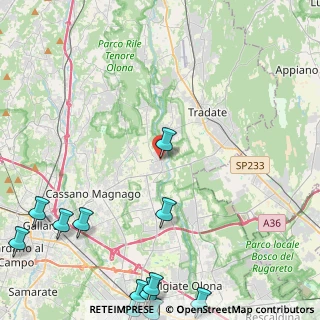 Mappa Via Molina, 21050 Cairate VA, Italia (7.26)