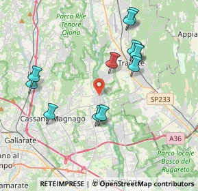 Mappa Via Molina, 21050 Cairate VA, Italia (3.91417)