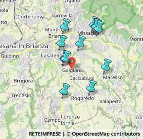 Mappa Via Corte Gaspani, 23880 Casatenovo LC, Italia (1.60667)