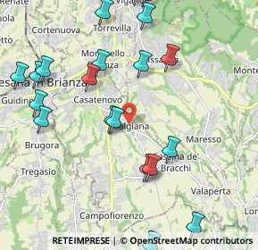 Mappa Via Corte Gaspani, 23880 Casatenovo LC, Italia (2.46)