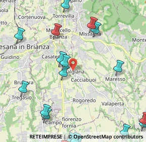 Mappa Via Corte Gaspani, 23880 Casatenovo LC, Italia (3.09)