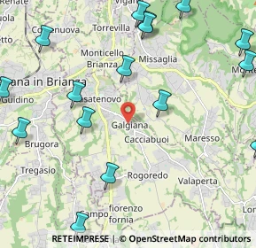 Mappa Via Corte Gaspani, 23880 Casatenovo LC, Italia (3.0535)