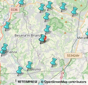 Mappa Via Corte Gaspani, 23880 Casatenovo LC, Italia (5.893)