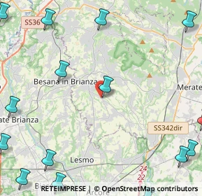 Mappa Via Corte Gaspani, 23880 Casatenovo LC, Italia (7.30353)
