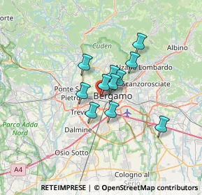 Mappa Via Rosa Agazzi, 24128 Bergamo BG, Italia (4.27455)