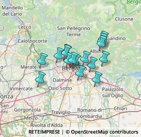 Mappa Via Rosa Agazzi, 24128 Bergamo BG, Italia (8.9375)
