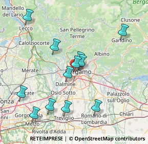 Mappa Via Rosa Agazzi, 24128 Bergamo BG, Italia (15.51167)