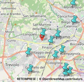 Mappa Via Rosa Agazzi, 24128 Bergamo BG, Italia (2.5325)