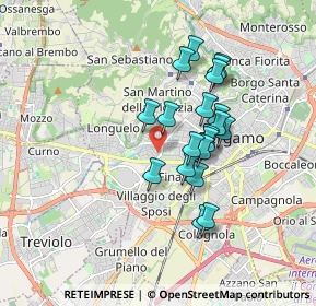Mappa Via Rosa Agazzi, 24128 Bergamo BG, Italia (1.419)