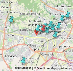 Mappa Via Rosa Agazzi, 24128 Bergamo BG, Italia (1.80462)