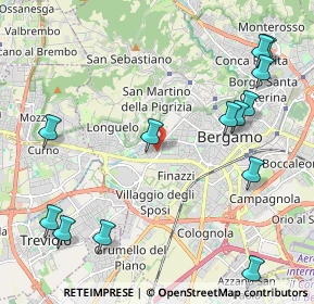 Mappa Via Rosa Agazzi, 24128 Bergamo BG, Italia (2.64385)