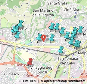 Mappa Via Rosa Agazzi, 24128 Bergamo BG, Italia (1.0835)