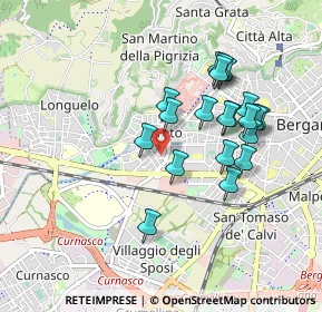 Mappa Via Rosa Agazzi, 24128 Bergamo BG, Italia (0.826)