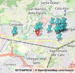 Mappa Via Rosa Agazzi, 24128 Bergamo BG, Italia (1.039)