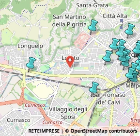 Mappa Via Rosa Agazzi, 24128 Bergamo BG, Italia (1.5225)