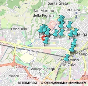 Mappa Via Rosa Agazzi, 24128 Bergamo BG, Italia (0.8065)