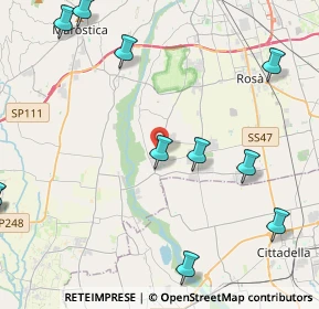 Mappa Via Concordia, 36056 Tezze sul Brenta VI, Italia (6.38)