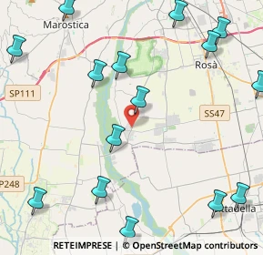 Mappa Via Concordia, 36056 Tezze sul Brenta VI, Italia (6.4055)