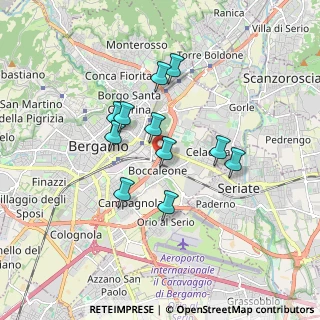 Mappa Via Pietro rovelli, 24125 Bergamo BG, Italia (1.40273)