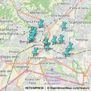 Mappa Via Pietro rovelli, 24125 Bergamo BG, Italia (1.44933)