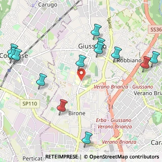 Mappa Via Milano, 20833 Giussano MB, Italia (1.31615)