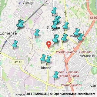 Mappa Via Milano, 20833 Giussano MB, Italia (1.0255)