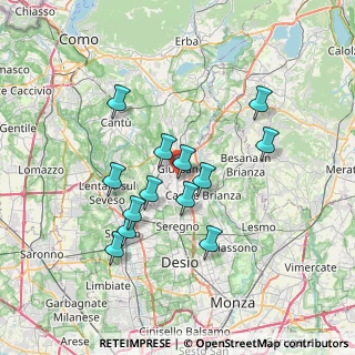 Mappa Via Milano, 20833 Giussano MB, Italia (6.21769)