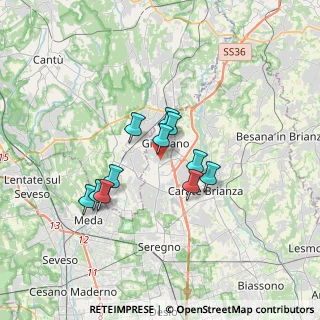 Mappa Via Milano, 20833 Giussano MB, Italia (2.64273)