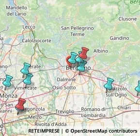 Mappa SS  BRIANTEA, 24035 Curno BG, Italia (18.22182)