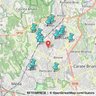 Mappa Via Mons. G. Elli, 22066 Mariano Comense CO, Italia (1.70923)