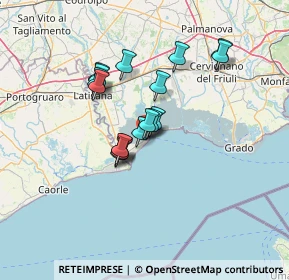 Mappa Via dei Tigli, 33054 Lignano Sabbiadoro UD, Italia (10.21882)