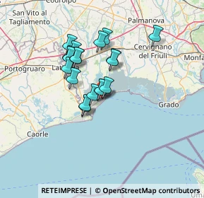 Mappa Via dei Tigli, 33054 Lignano Sabbiadoro UD, Italia (10.43632)